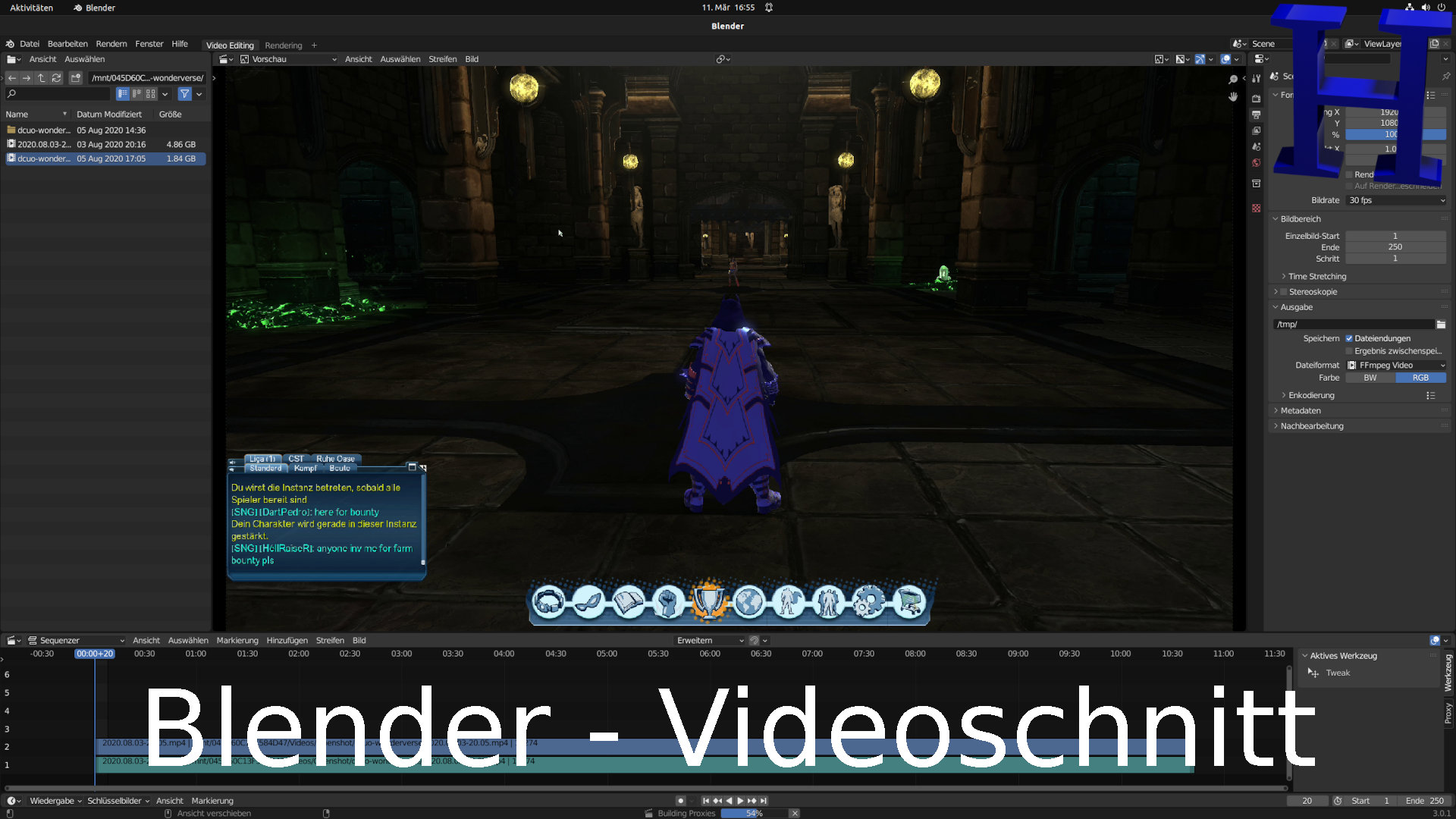 Blender Videobearbeitung für Windows, Mac & Linux