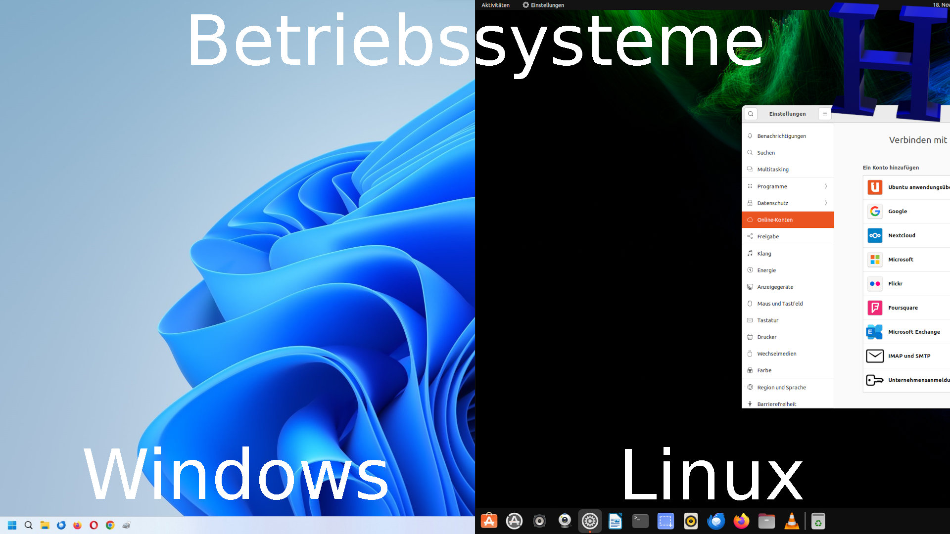 Betriebssystem Windows & Linux