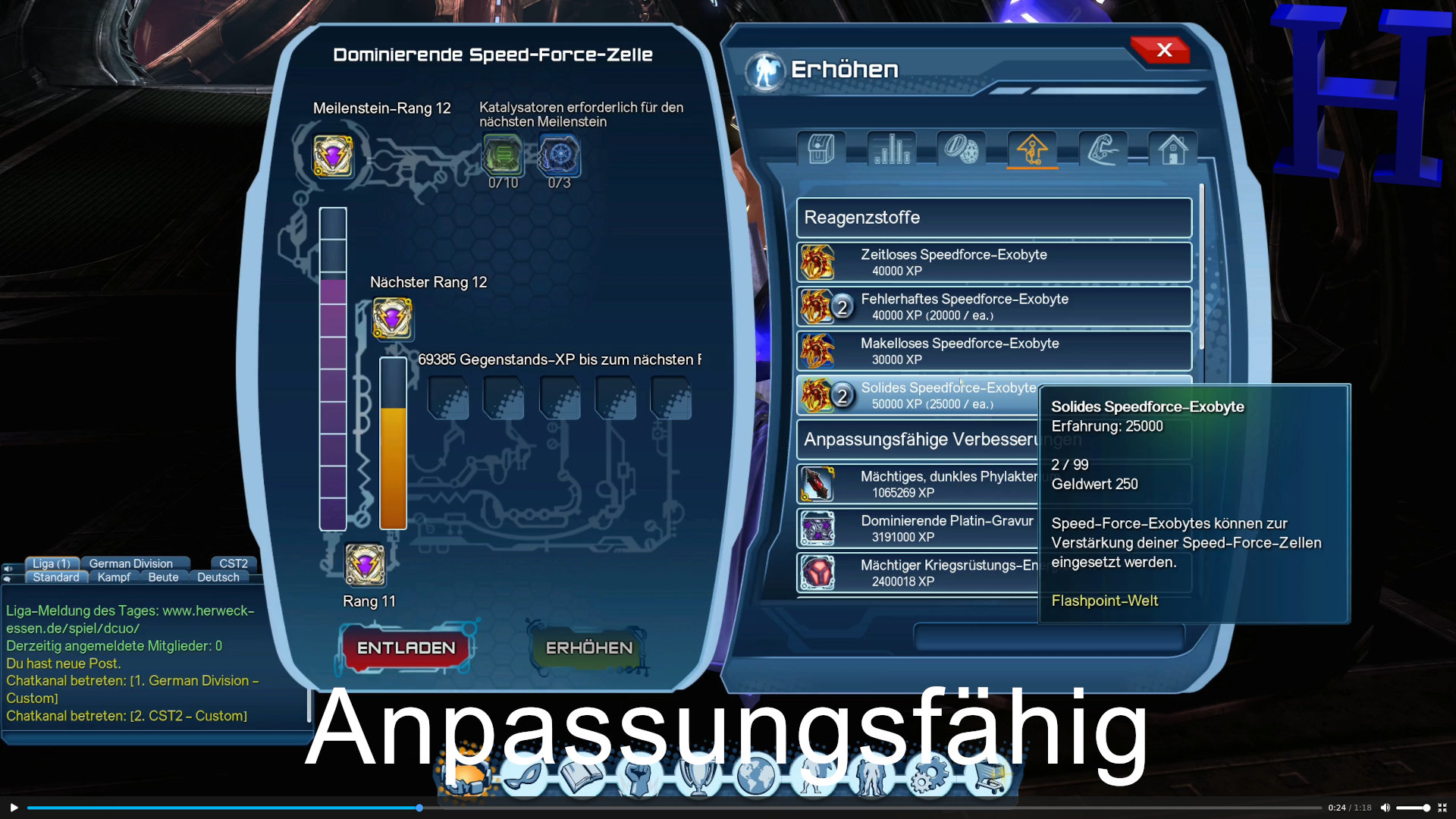 DCUO Anpassungsfähige Verbesserungen