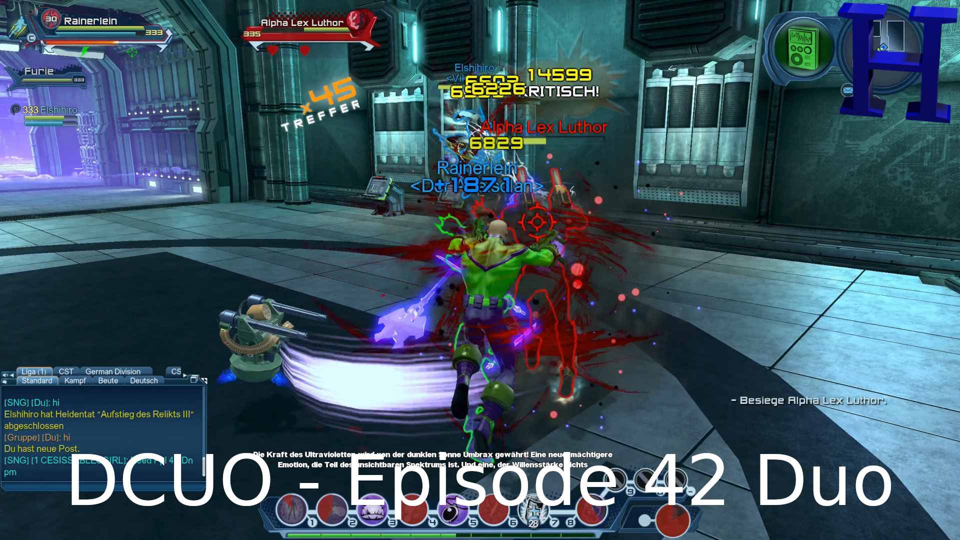 DCUO - Legion der Verdammnis - Umbrax der Ultraviolette - YouTube Video