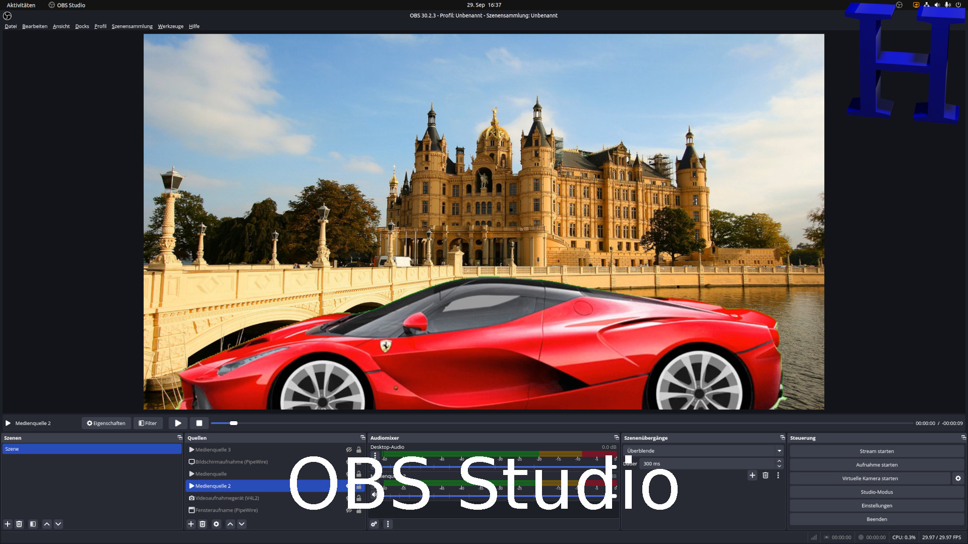 OBS Studio - Stream Brodcaster & Aufnahme