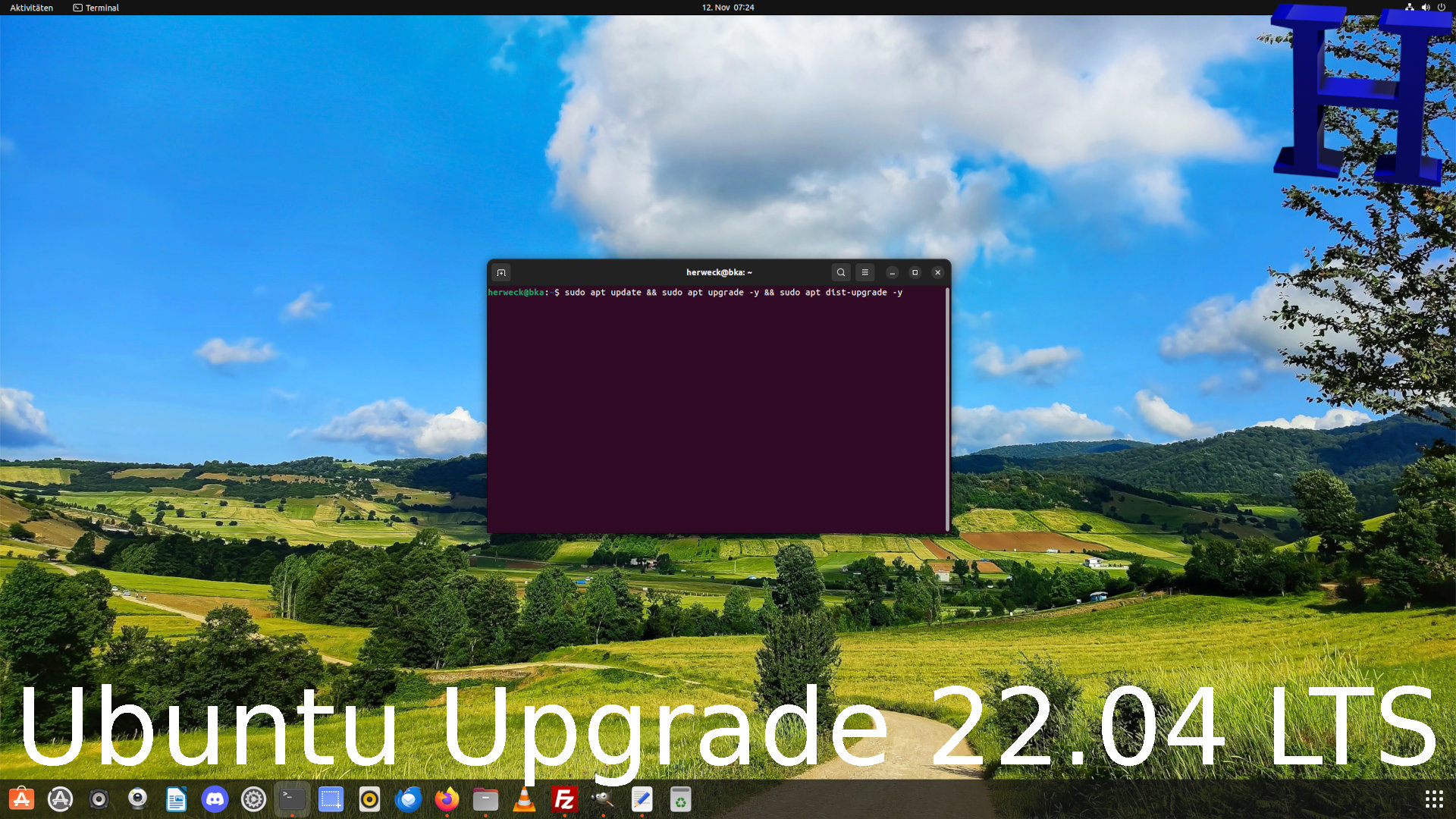 Ubuntu 22.04 LTS Jammy Jellyfish Upgrade